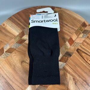 Smartwool Hike Ultra Light Cushion Black Unisex Crew Socks Size M Wool Blend